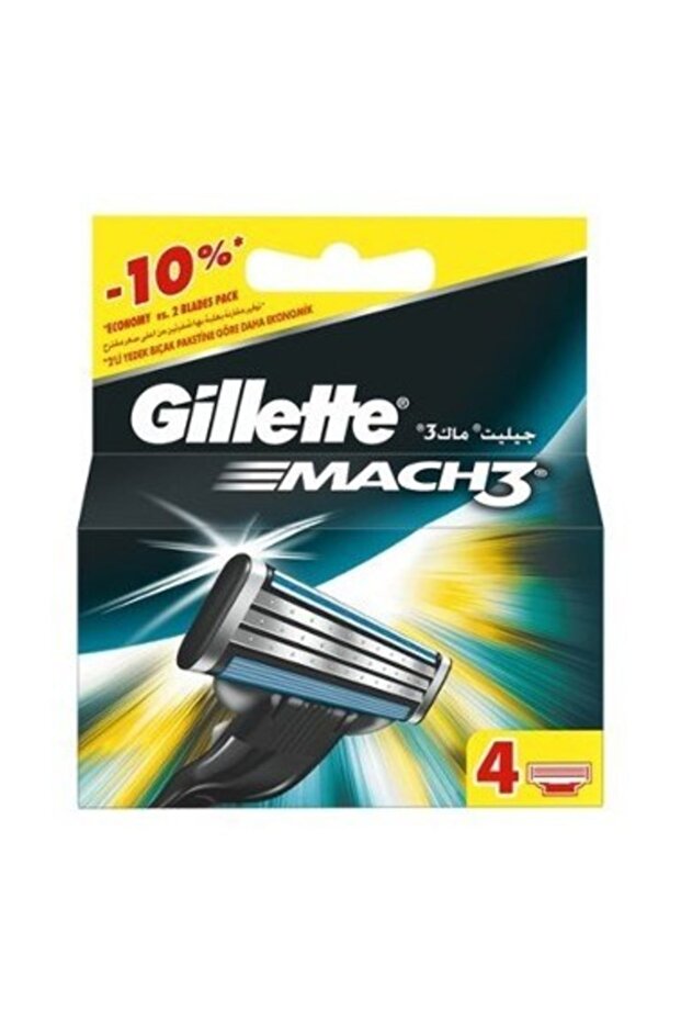 Gillette Mach3 4 Lü Traş Bıçağı