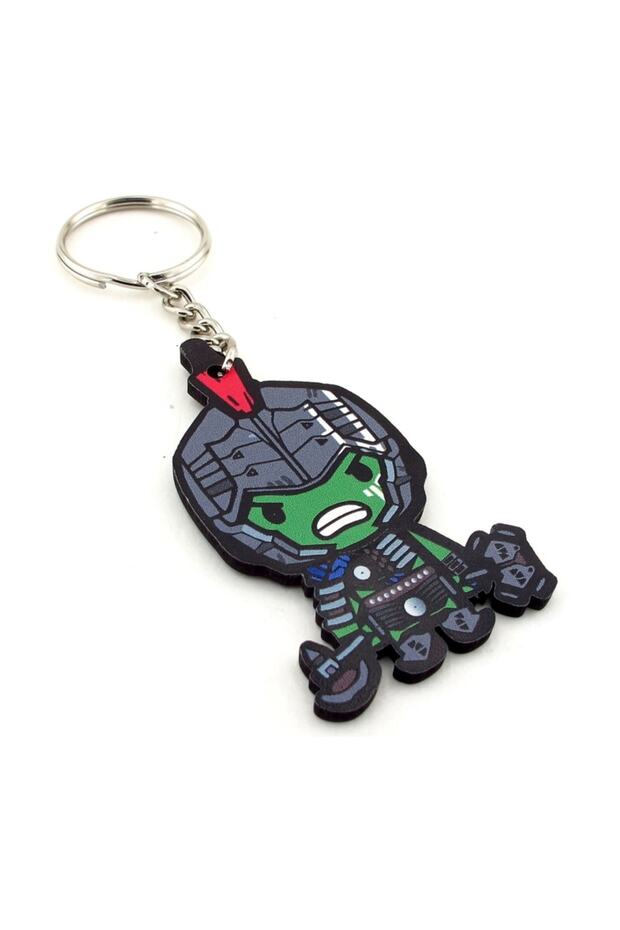 سلسلة مفاتيح خشبية من Hulk Ragnarok Avengers Gladiator MDF - Kc796