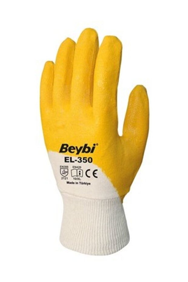 Nitrile Gloves Yellow Kn350 (el-350) 12 Pairs