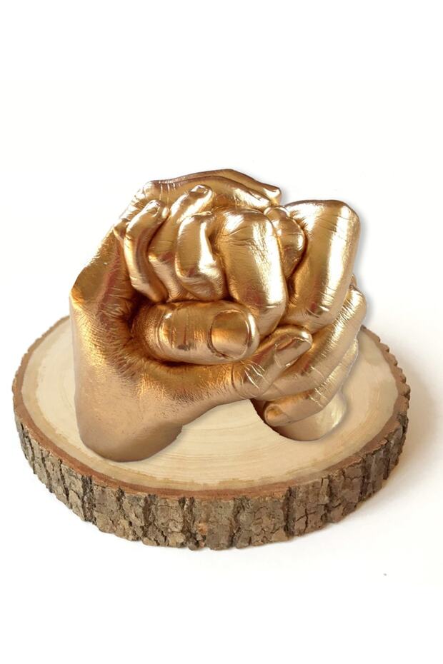 3D Whole Family Set with Natural Wooden Stand with Alginate