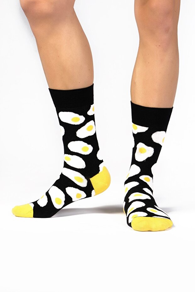 Egg Desenli Çorap - 2