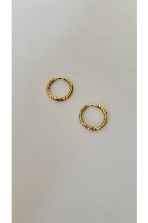 - Basic Çelik Halka Küpe (2 Cm) - 2