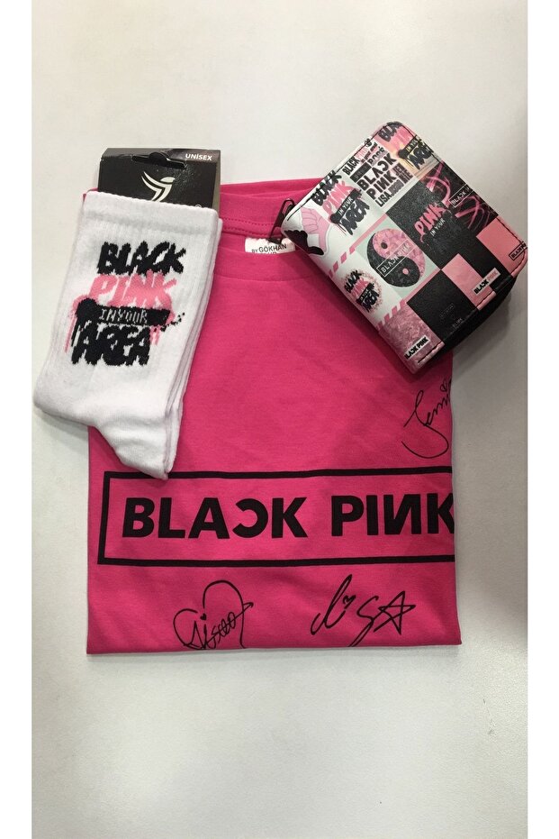 Blackpink T-shirt Wallet Socks