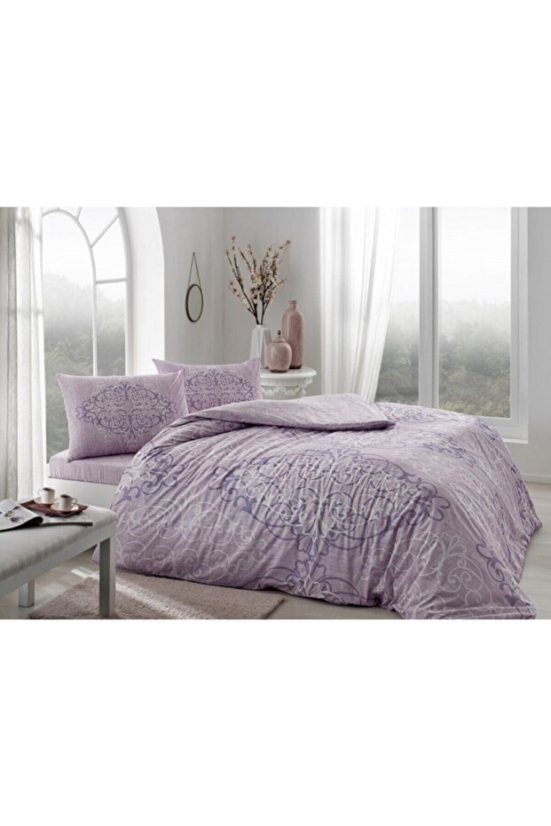 Double Duvet Cover Set Luna Lila