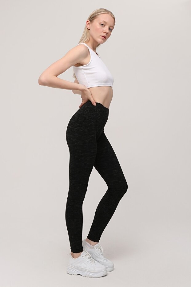 High Waist Brushed Sports Relaxs Tights