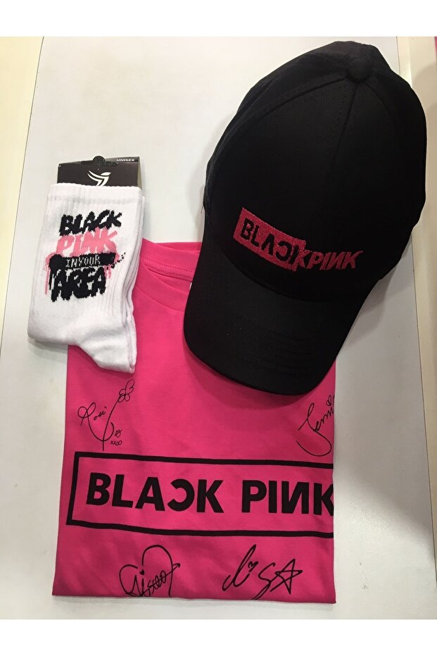 Blackpink T-shirt Hat Socks