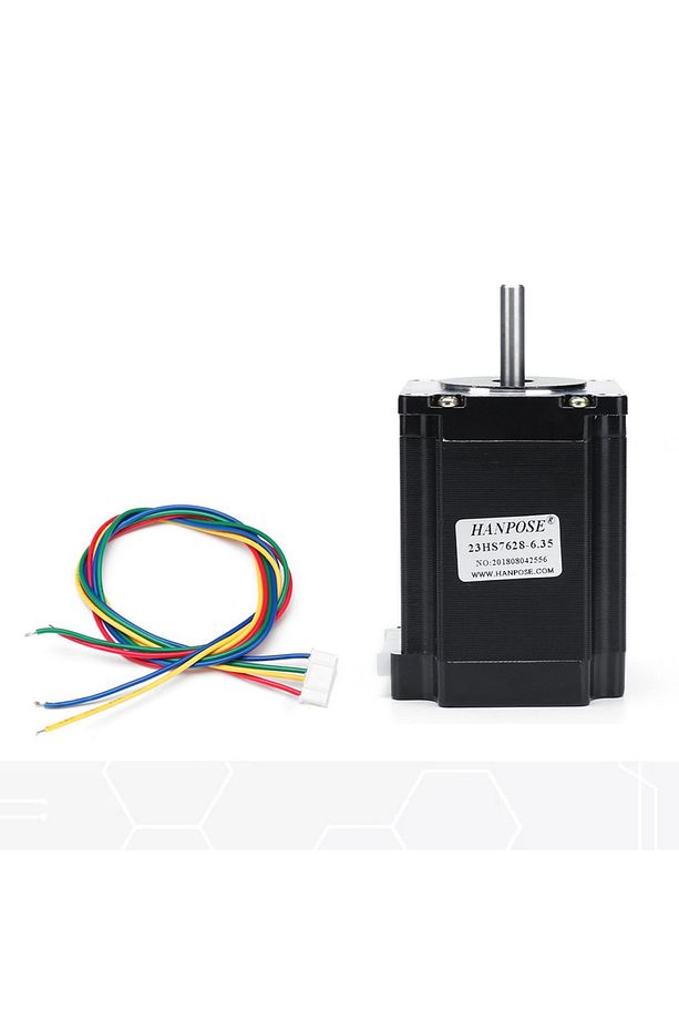 23hs7628 Nema 23 Step Motor 1.9nm 3.2v 2.8a D Mil 2 Faz 1.8 Derece 200 Adım 3d Yazıcı Printer - 6
