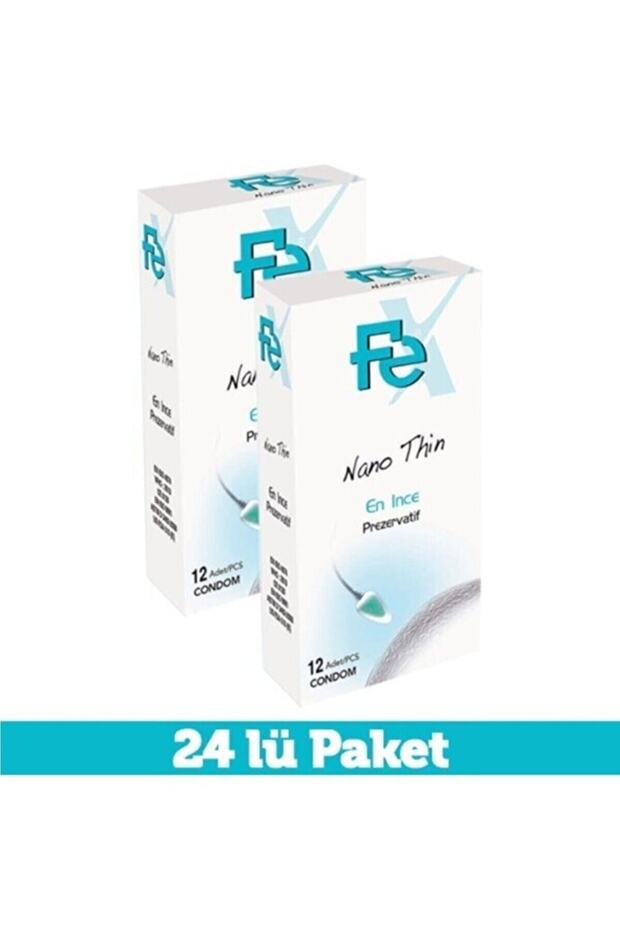 Nano Thin En Ince Prezervatif 12 Li X 2 Adet - 1