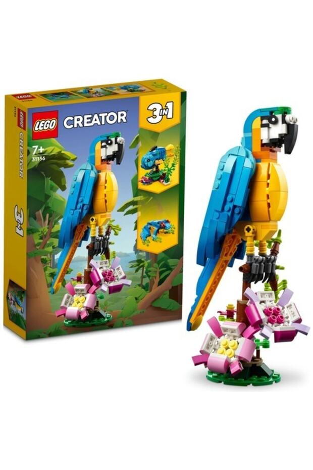 منتج مرخص من Creator Exotic Parrot 31136