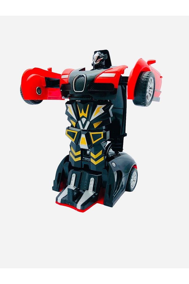 Robota Dönüşen Bugatti Araba Kırmızı - 4