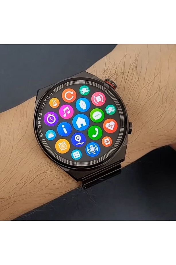 Dt3 Mate Super Amoled Akıllı Saat Metal Ve Silikon Kordonlu Ios Ve Android Destekli Siri Kontrol - 5