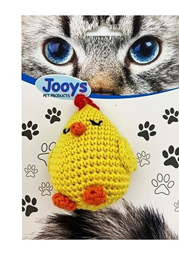 Amigurumi Knitted Chick Cat Toy 6.5 - 7.5 Cm