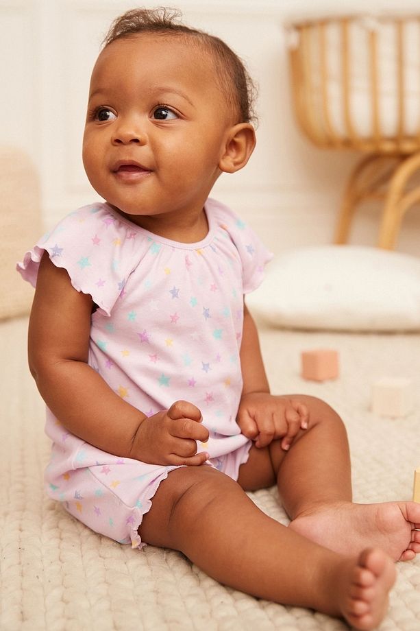% 100 Pamuklu 4’lü Unicorn Rompers Set - 3