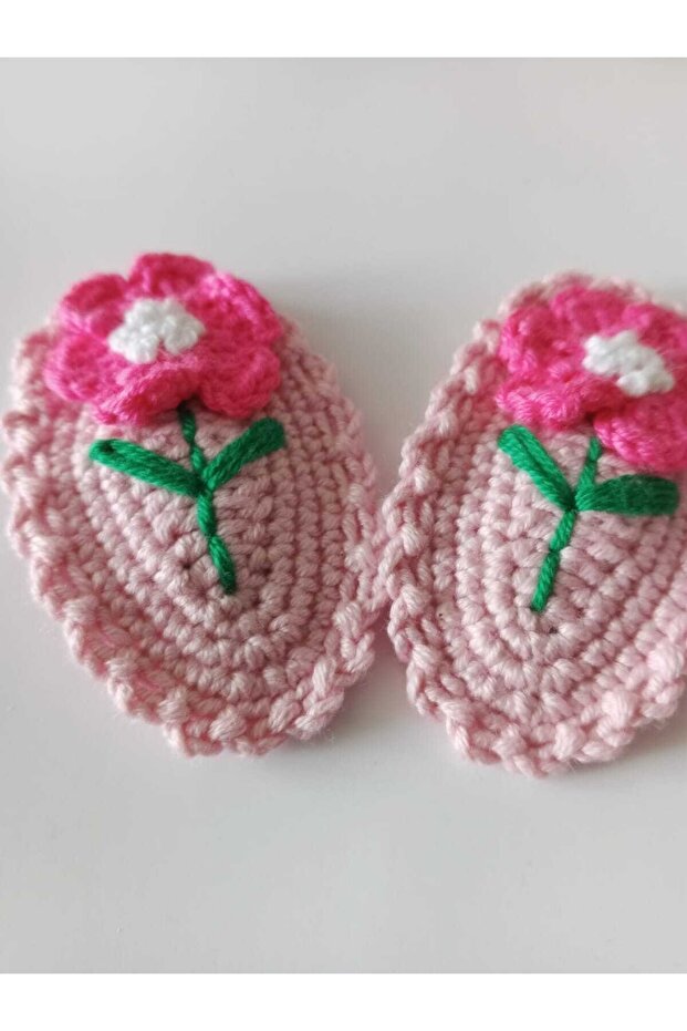 Snap Buckle with Bud Embroidery Leaves 2-Piece Snap Buckle