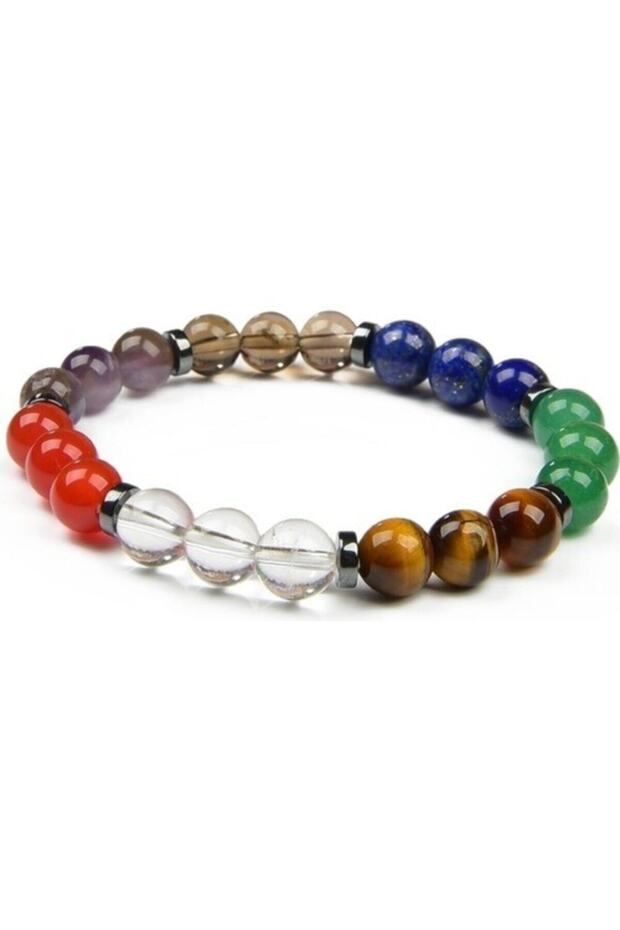 8 mm Smokey Quartz Natural Stone - Lapis, Aventurine, Tiger Eye, Amethyst, Agate Bracelet