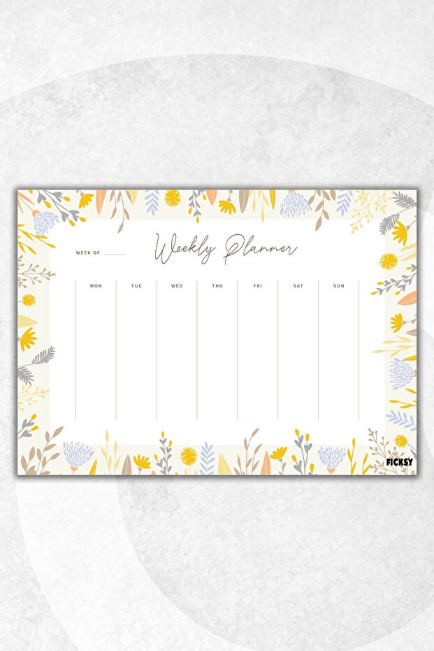 Weekly Planner - A4 Size To Do - 30 Sheets - Weekly Planner - 1