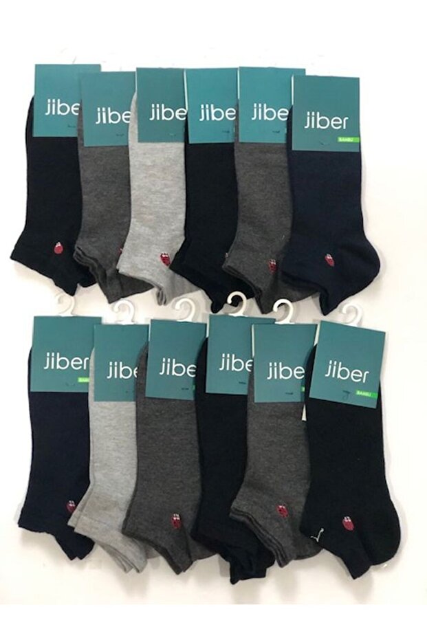 Patik Çorap 12 Adet Bambu - 1