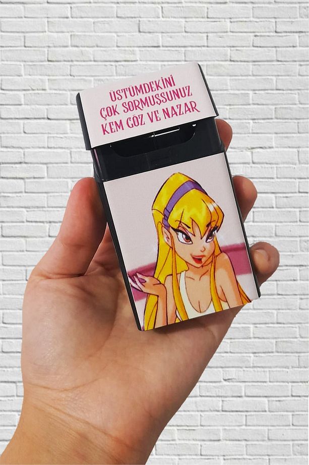 Winx Stella Kem Göz Ve Nazar Standart Sigara Tabakası Kutusu - 2
