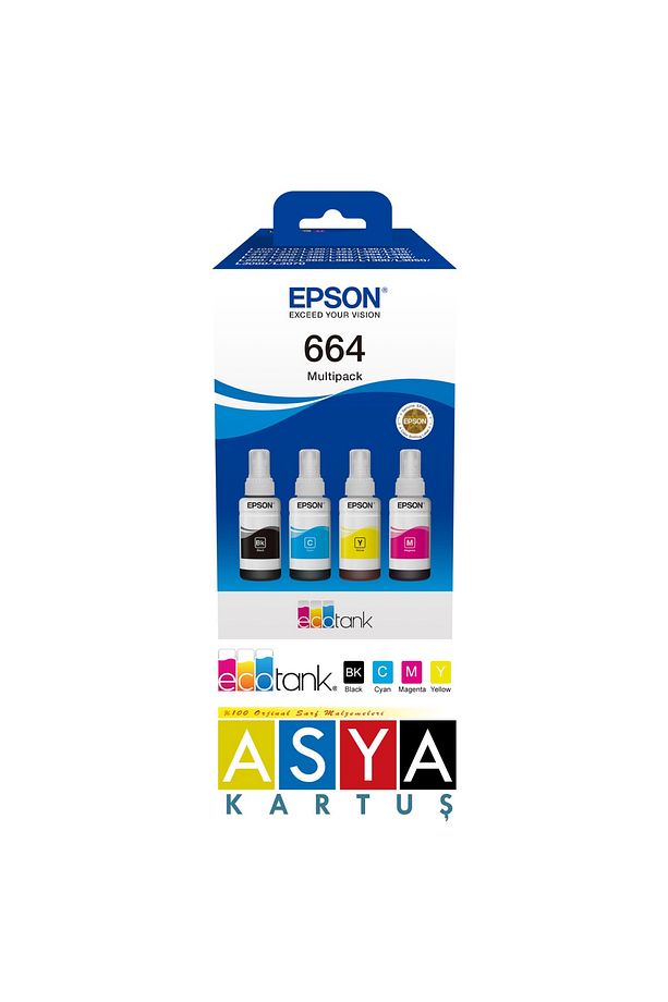 664 Orjinal L1300 Kutulu Multipack Mürekkep Seti - 2