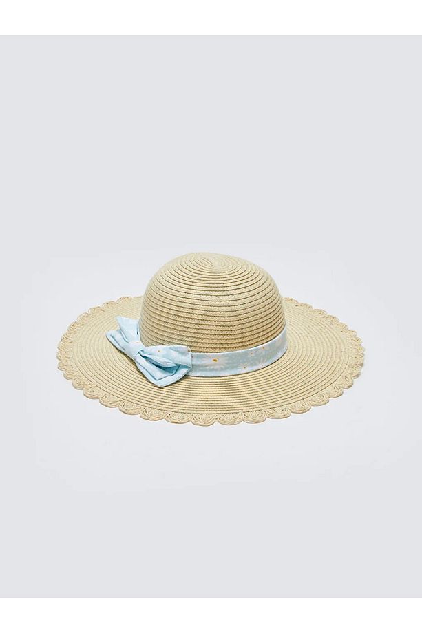 LCW ACCESSORIES Hasır Kız Çocuk Fötr Şapka - 1