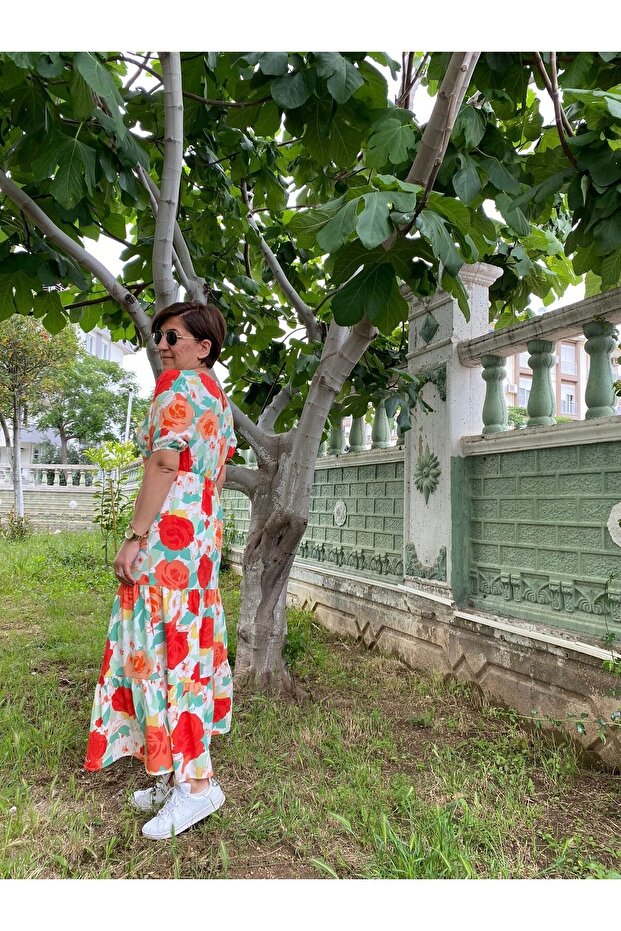 DESENLİ ELBİSE - 3