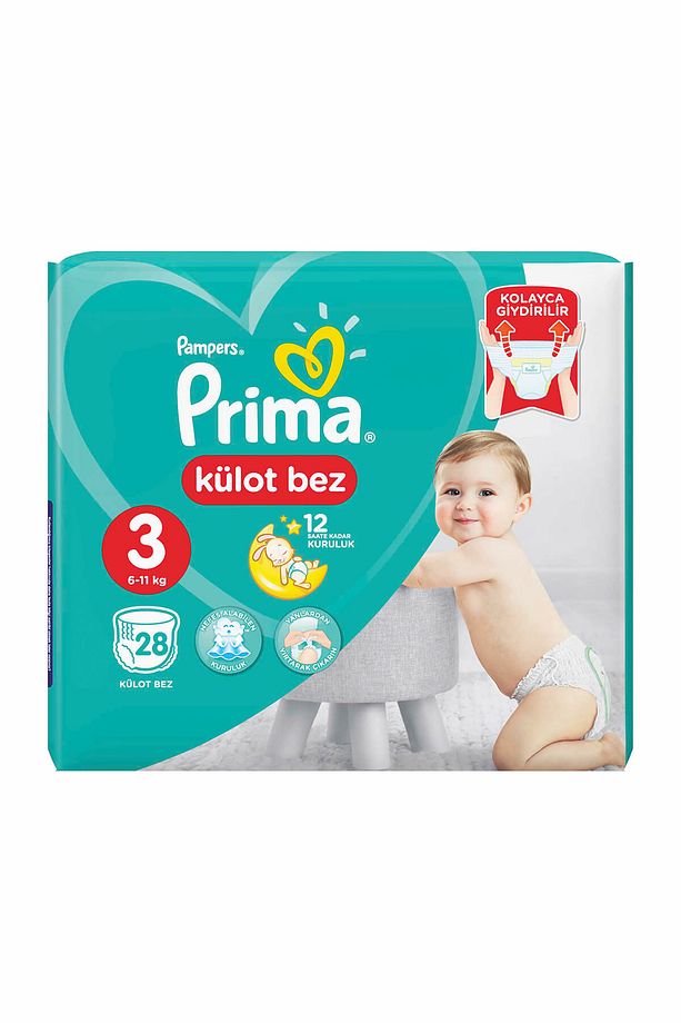 Pants Külot Bebek Bezi 3 Beden 28 Adet Midi Deneme Paketi - 2