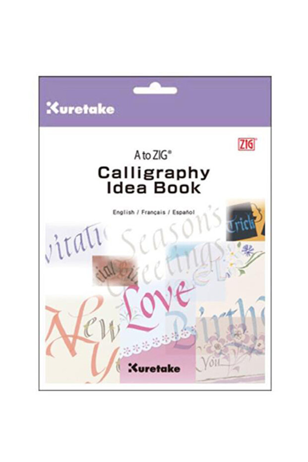 Zig Calligraphy Idea Book - A to Zig Calligraphy Training Booklet - 1