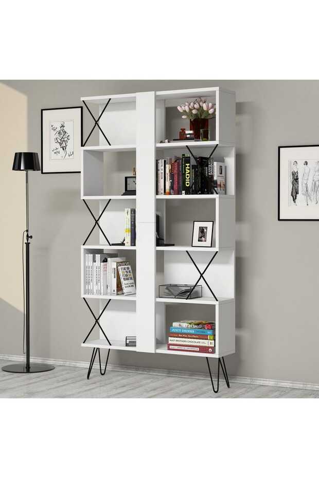 Extra Kitaplık - Beyaz - 2