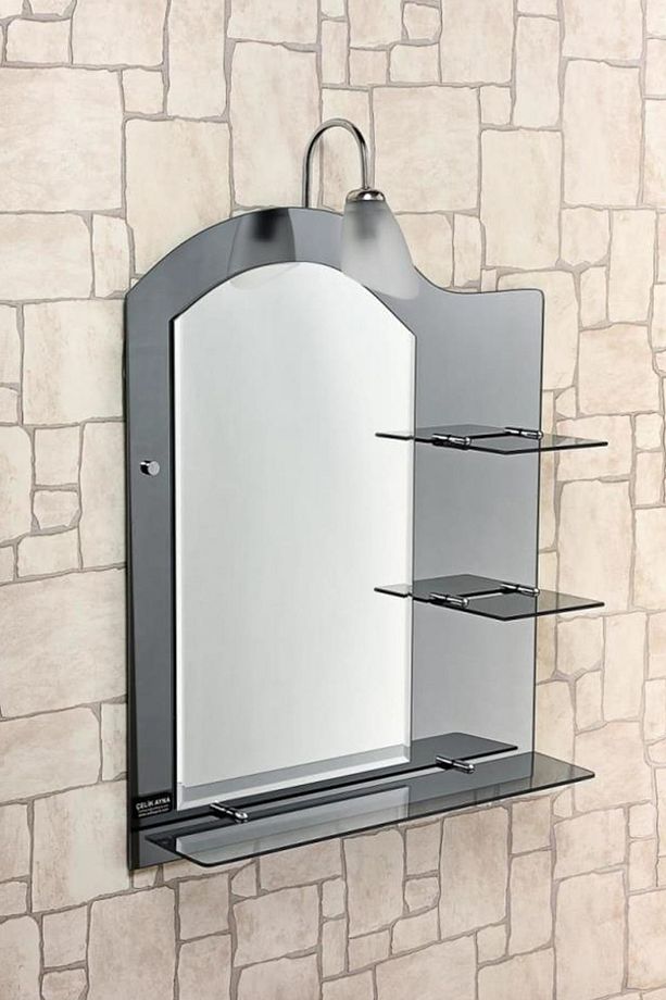 CEM TEK APLİKLİ RAFLI FÜME - 2