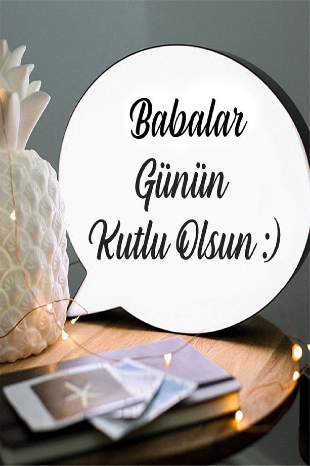 Led Işıklı Dekoratif Konuşma Kabarcık Lightbox ST-417 - 2