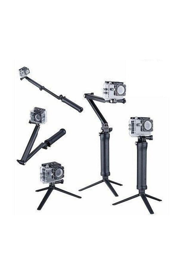 EKEN H9 H9R H8R V8s 3 Yollu Monopod 5GPRAFAEM001 3 Way Selfie - 5