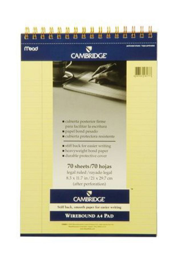 A5 Kareli 70 Yaprak Defter - Sarı - 1
