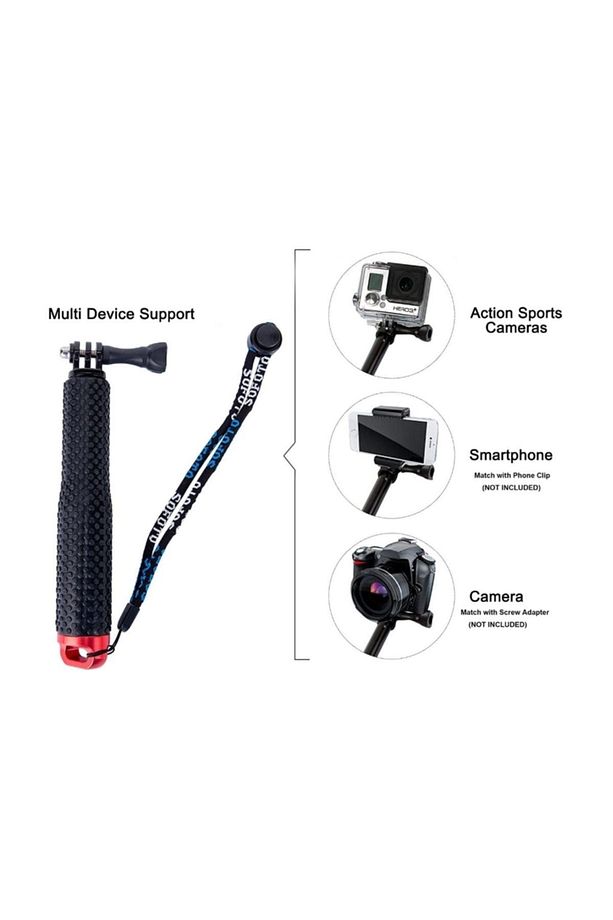 EKEN H9R Suya Dayanıklı Teleskopik Kaliteli Monopod Selfi Çubuk - 2