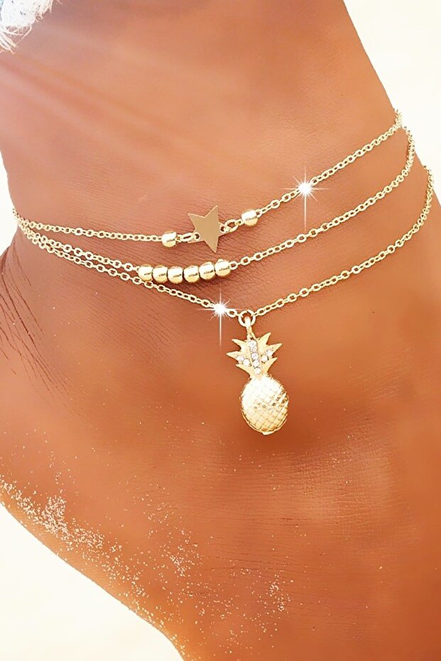 Kadın Ananas Halhal Dfntkh-080 - 2