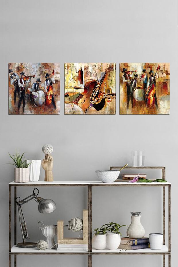 3 Parçalı Mdf Tablo - 1