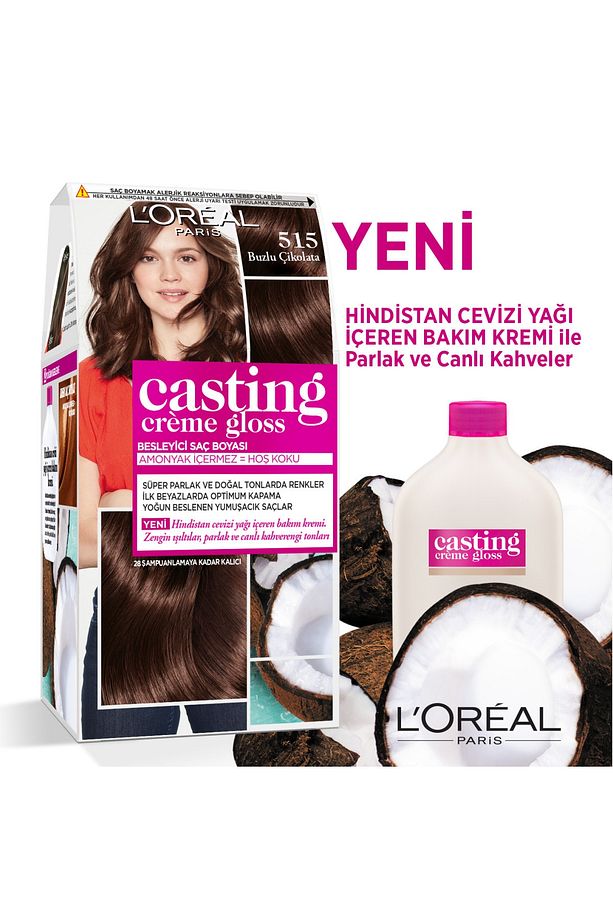 Saç Boyası - Casting Creme Gloss 515 Buzlu Çikolata 3600523302918 - 2