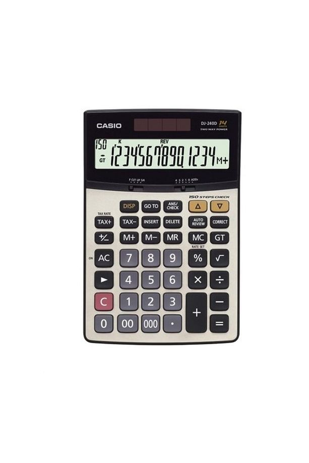 Dj-240d Plus Işlem Kontrollü 14 Hane Masa Üstü Hesap Makinesi - 1