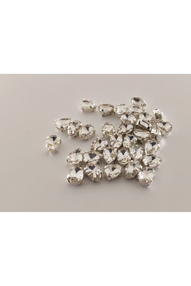 6X8 (0.8mm) Cased White Kacaikli Stones 20 Pieces