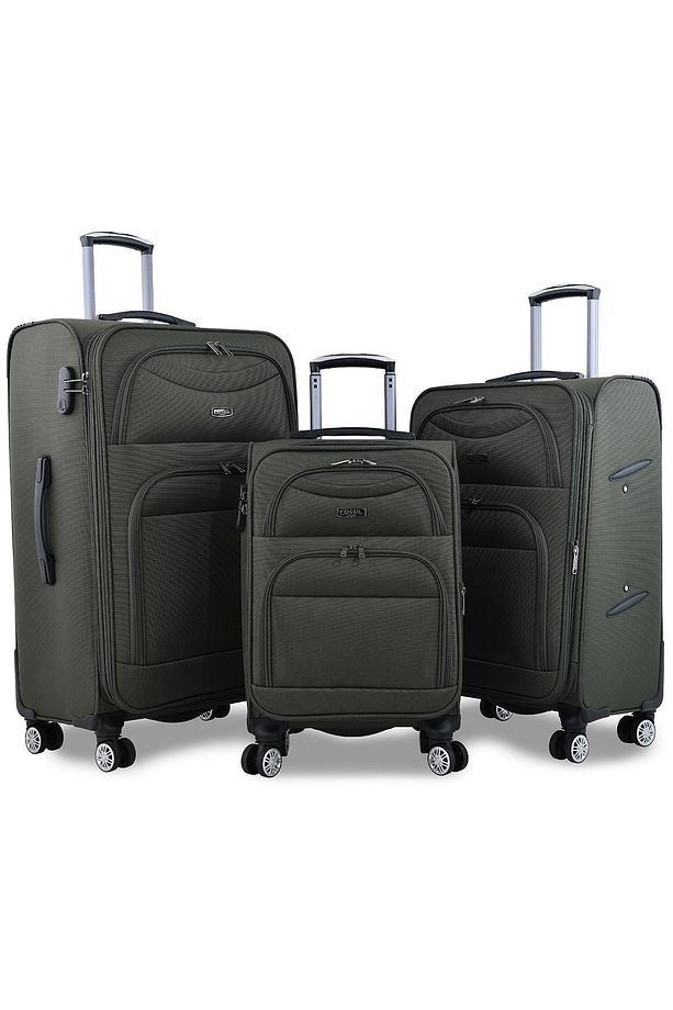 Haki Unisex 3'Lü Valiz Seti Fsl010Set - 2