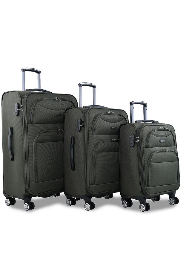 Haki Unisex 3'Lü Valiz Seti Fsl010Set - 1