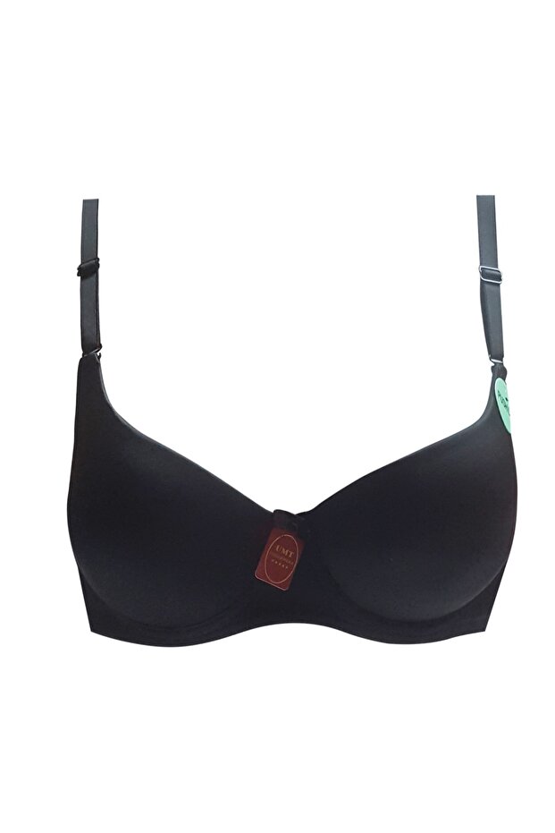 Kadın Siyah Push-Up Sütyen - 1