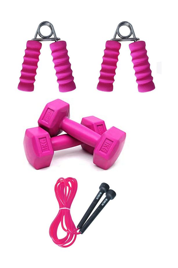 Full Pilates Seti Topu Tam Set Pilates Çemberi Pilates Minderi Mat Studio Revoflex Dambıl - 6