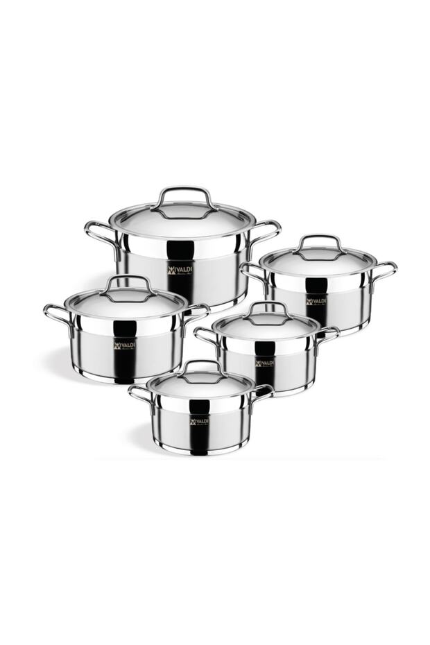 Rosso Tencere Seti 10 Parça - 1