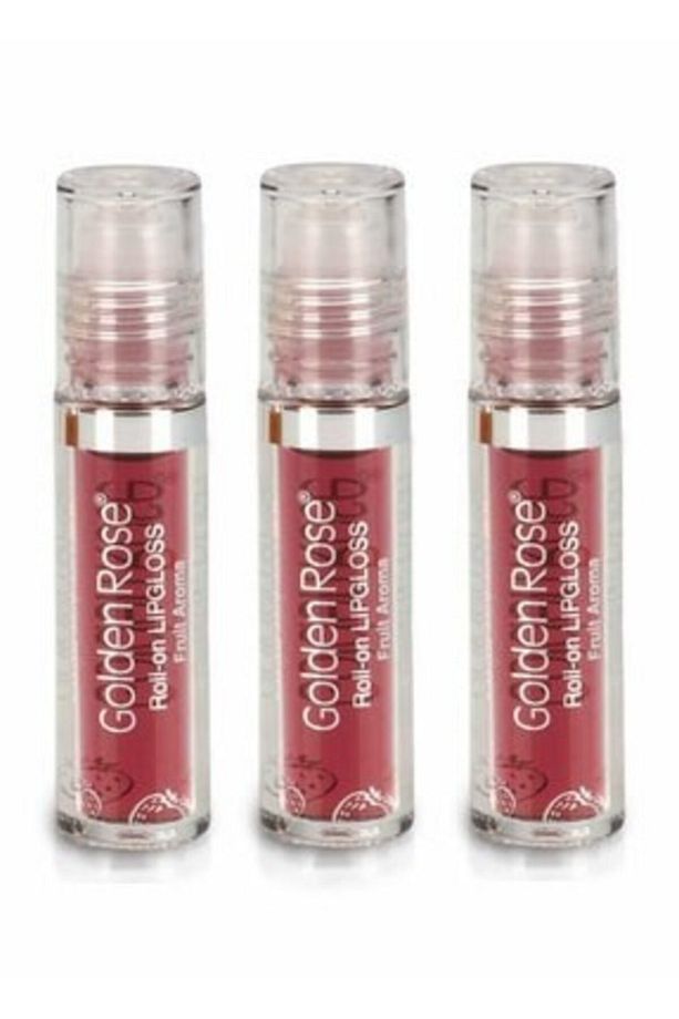 Meyveli Dudak Parlatıcısı - Roll On Lipgloss Çilek X 3 Adet - 1