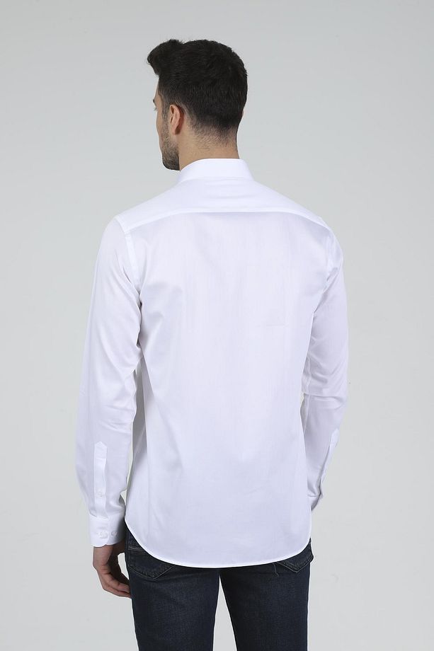 Slim Fit Uzun Kollu Erkek Gömlek 585-db02 - 5