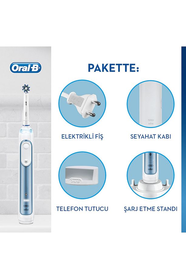 Smart 6000 Şarj Edilebilir Diş Fırçası Cross Action - 2