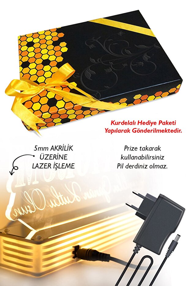 3D Led Lamp with Camera Image - 2
