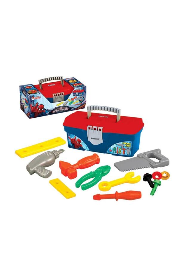 Spiderman Çantalı Tamir Seti 12 Parça - 1