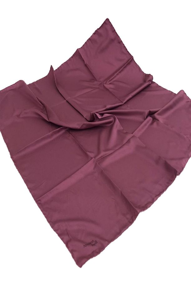 Polyester Twill Eşarp Düz Fon - 1