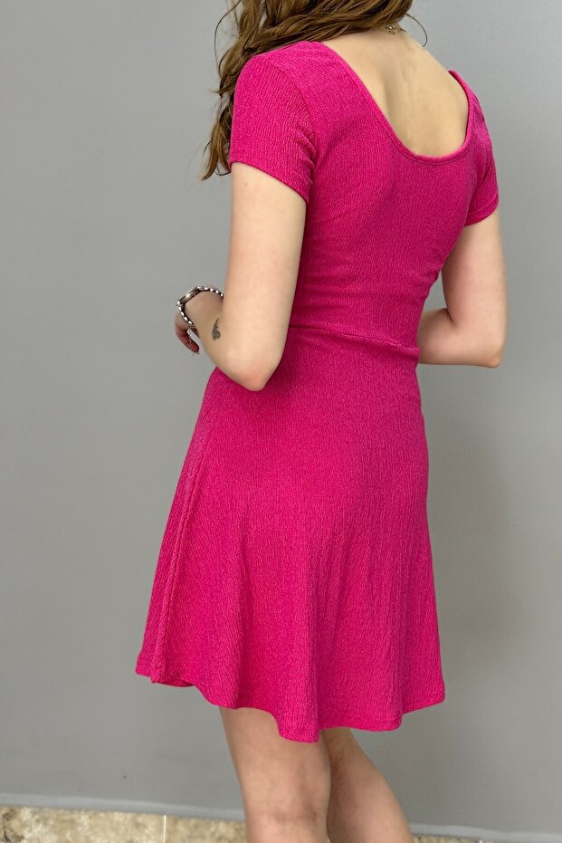 Kadın Volanlı Elbise - 4